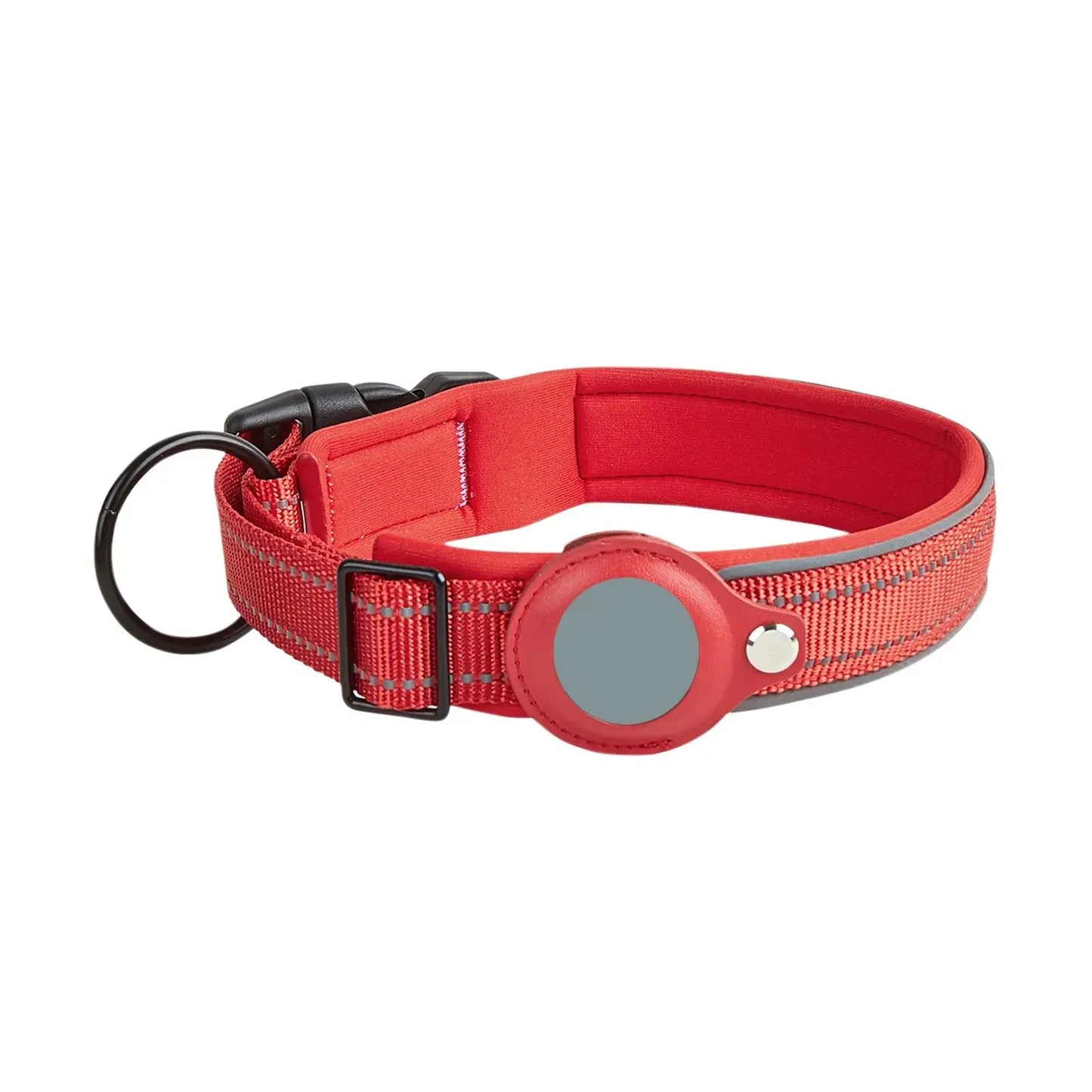 Reflective Dog Collar GPS Medium and Large Dog Non-Strangle Neck Ring Pet Tracking Anti-Lost Collar Traction Rope Excel Pets