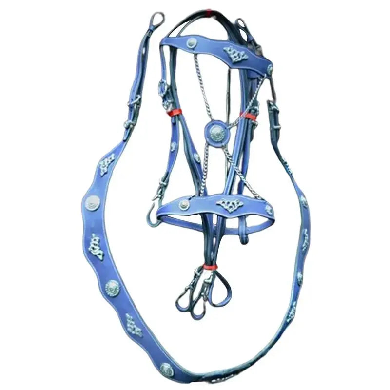 EquiElite™ PU Leather Horse Halter & Lead Rope Set – Premium Comfort, Total Control Excel Pets