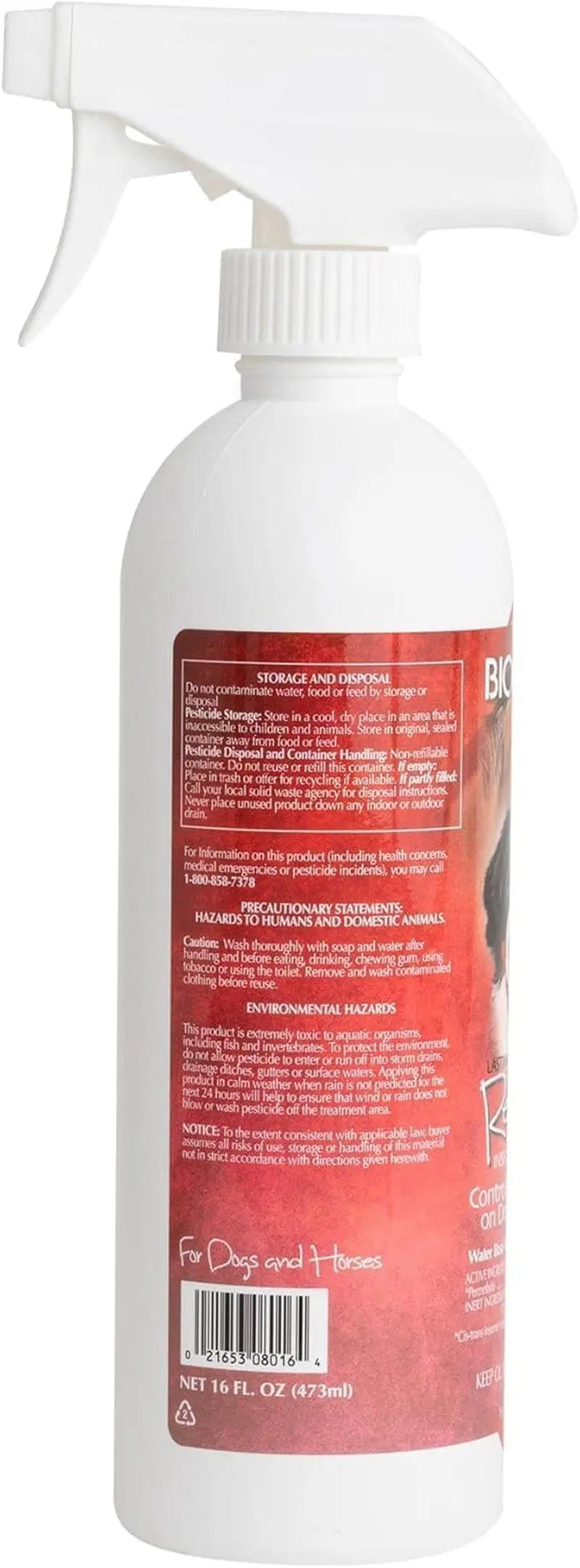 Bio-Groom Repel-35 Flea & Tick Spray for Dogs - Natural Flea and Tick Prevention, Cruelty-Free, Made in the USA, Includes Fly Spray for Horses - 16 Fl Oz, Single Pack Bio-Groom