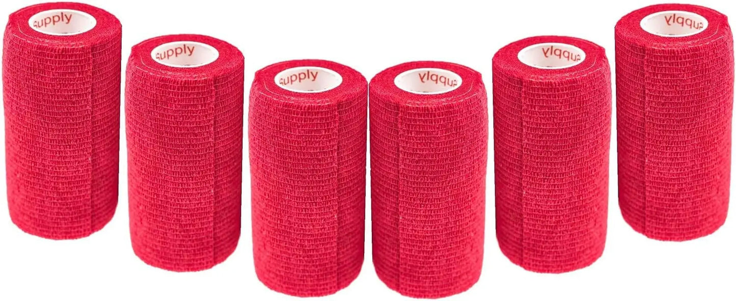 Prairie Horse Supply 4-Inch Veterinary Wrap Tape Bulk Pack (Assorted Paw Prints and Patterns) Prairie Horse Supply