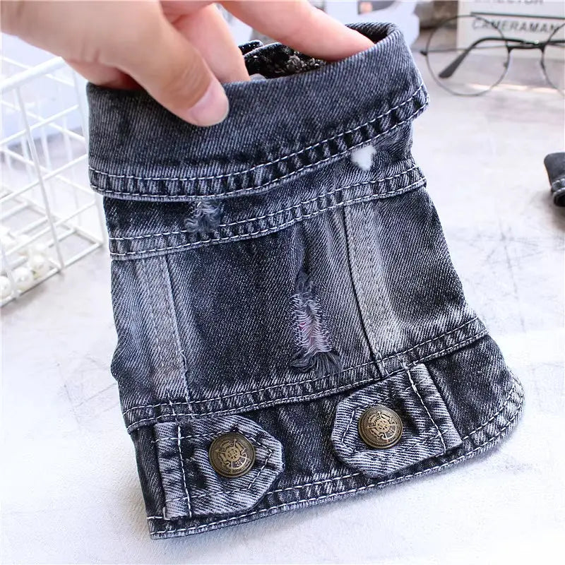 PawVibe Denim Jacket – Cool & Comfy for Trendy Pups Excel Pets