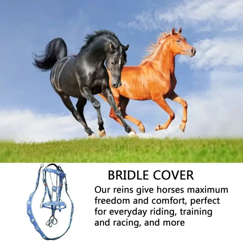 EquiElite™ PU Leather Horse Halter & Lead Rope Set – Premium Comfort, Total Control Excel Pets