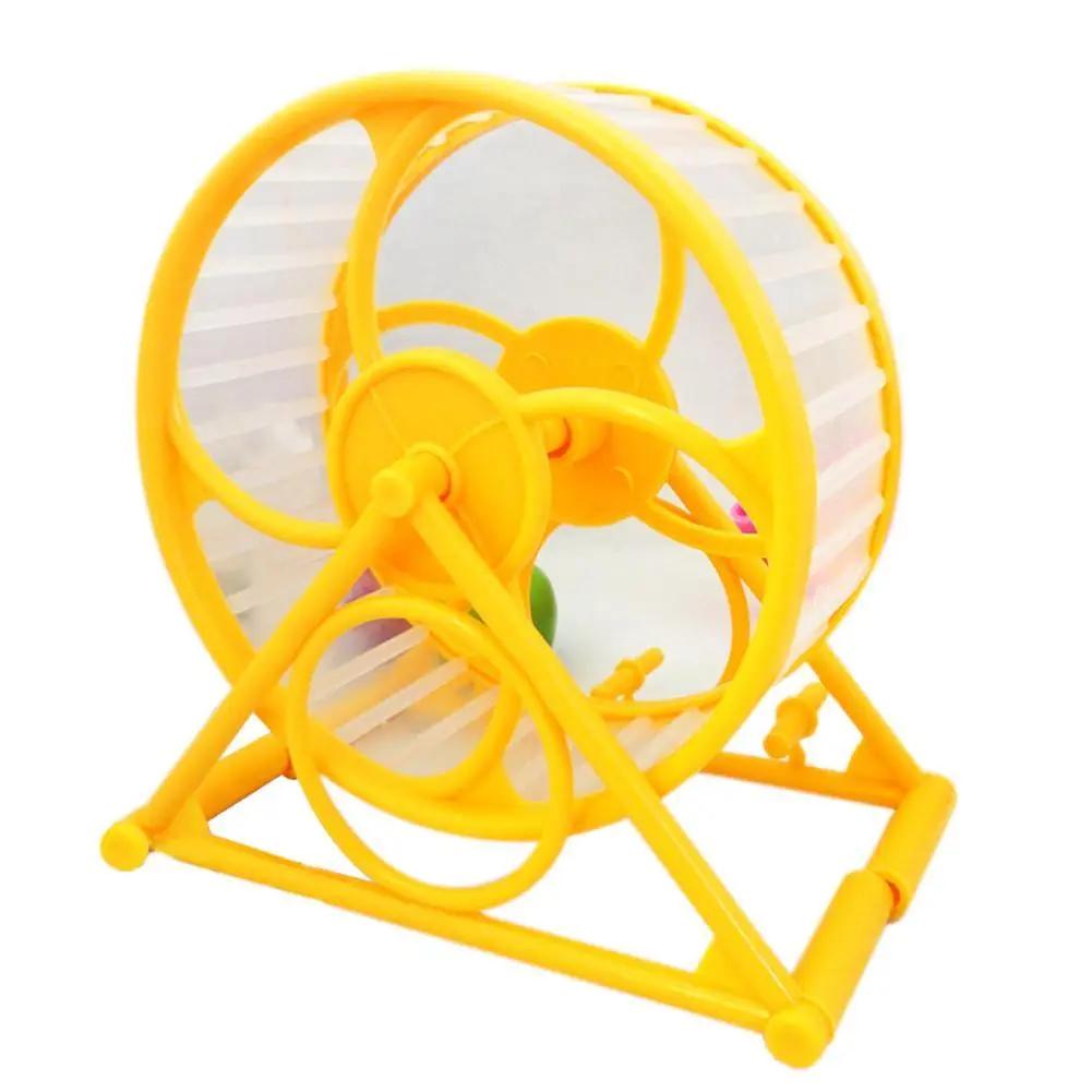Dog Hugs Cat Hamster Fitness Roller Ball With Stand For Exercise And Entertainment Durable PVC Wheel - Small Pet