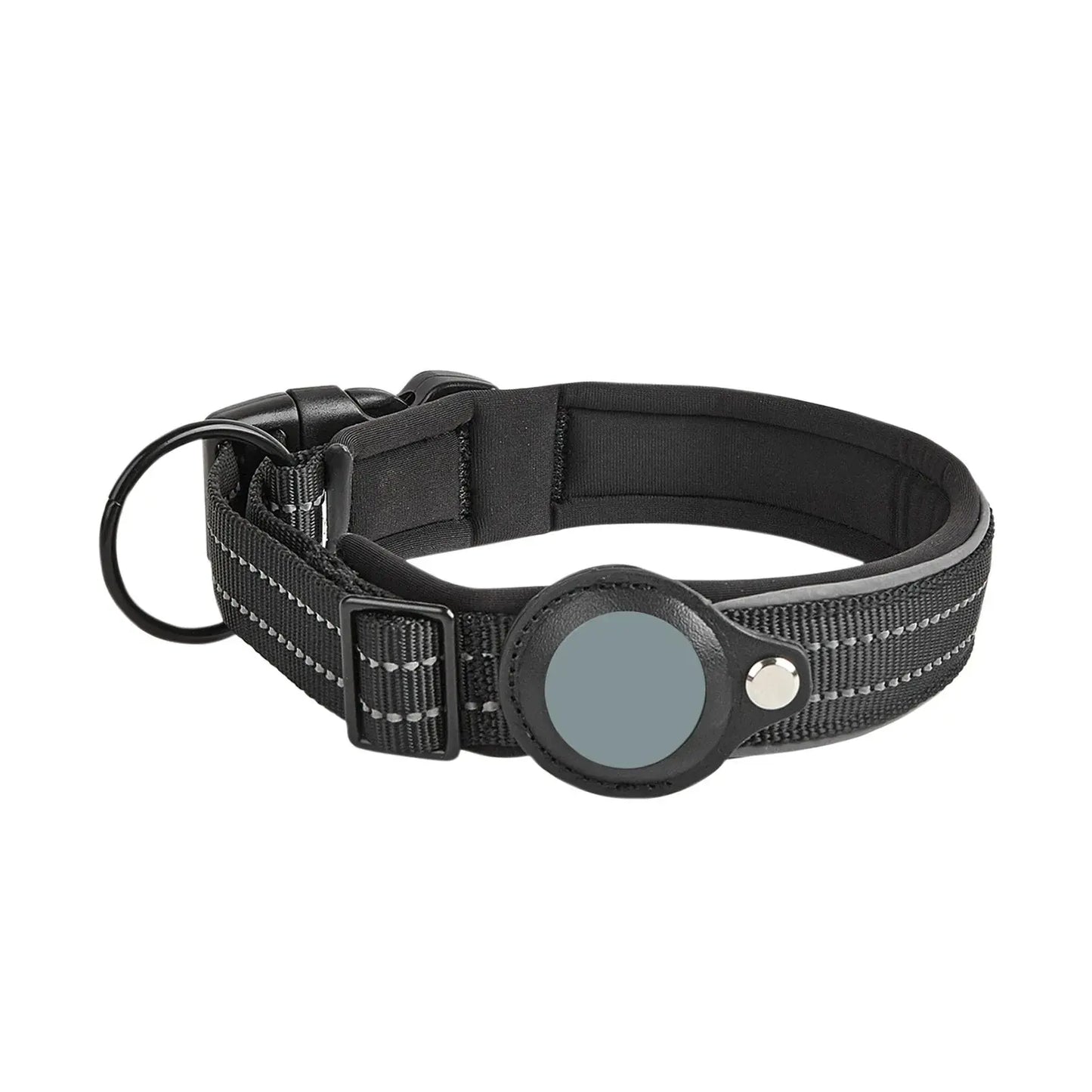 Reflective Dog Collar GPS Medium and Large Dog Non-Strangle Neck Ring Pet Tracking Anti-Lost Collar Traction Rope Excel Pets