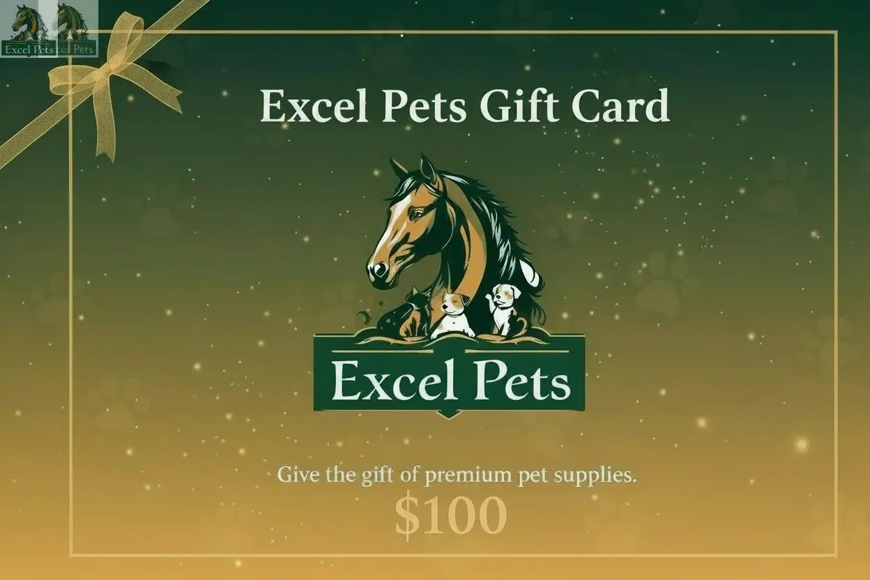 Excel Pets Gift Card For Pet Lovers With 100 Value Shop Premium Pet Food Toys And Accessories Excel Pets