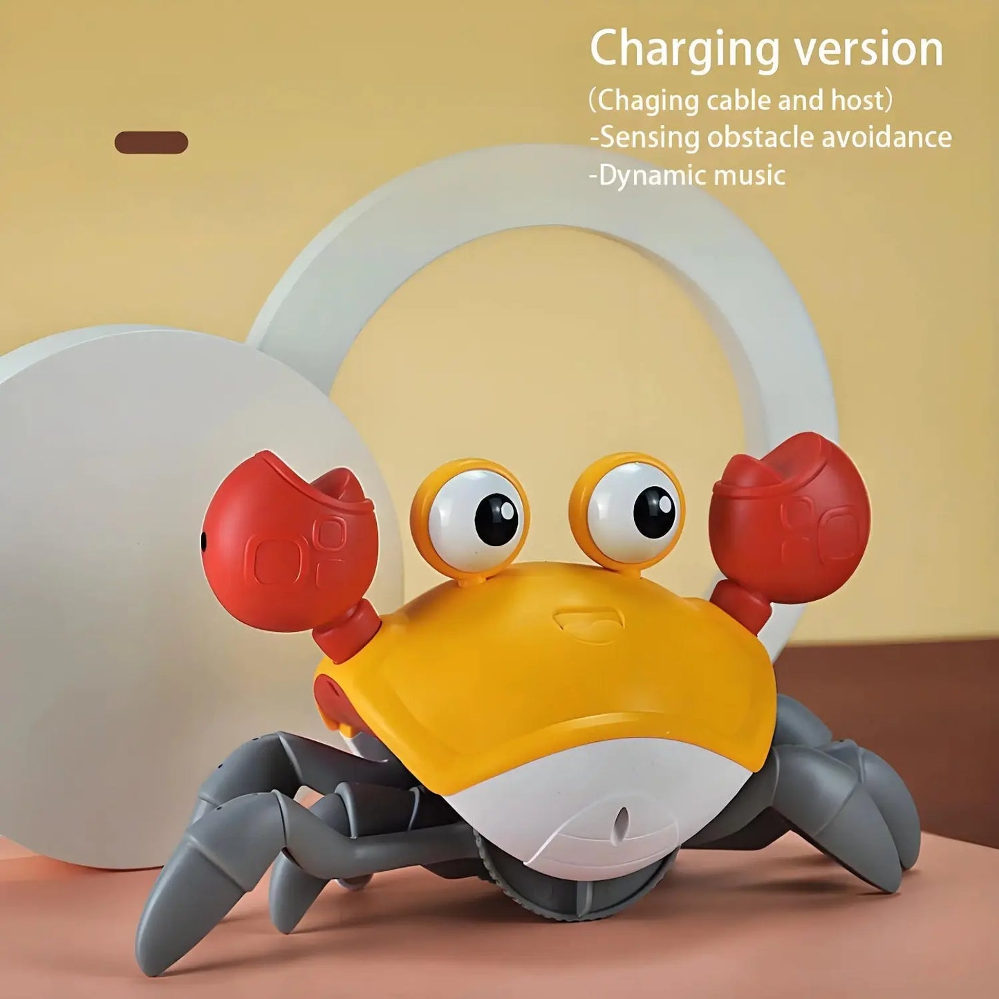 CrabbyDash Smart Escape Toy – The Musical, Moving Toy Pets Can't Catch Excel Pets