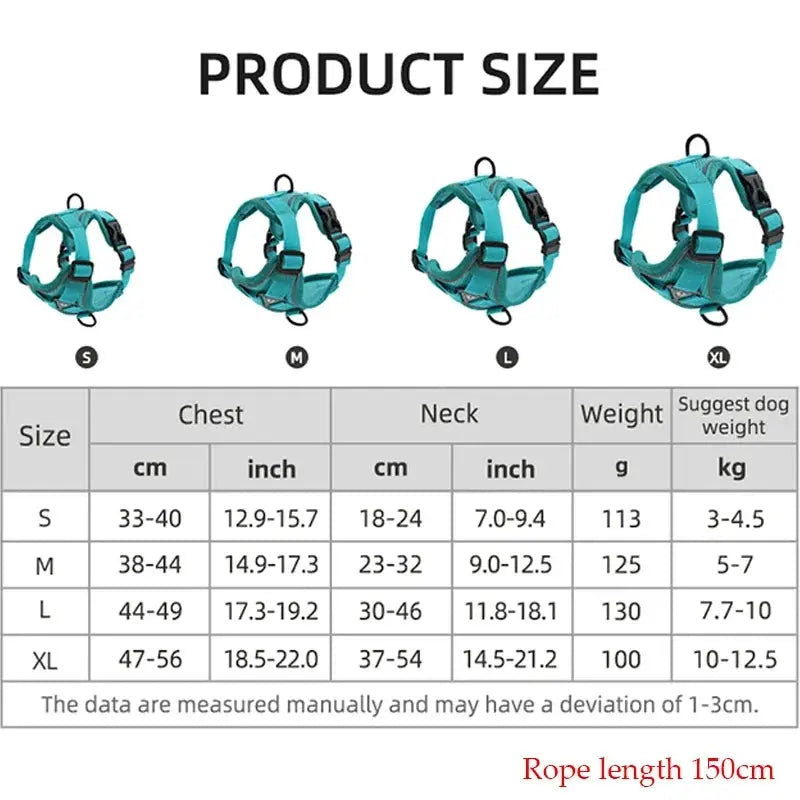 KOMMILIEF Adjustable Cat Harness Excel Pets