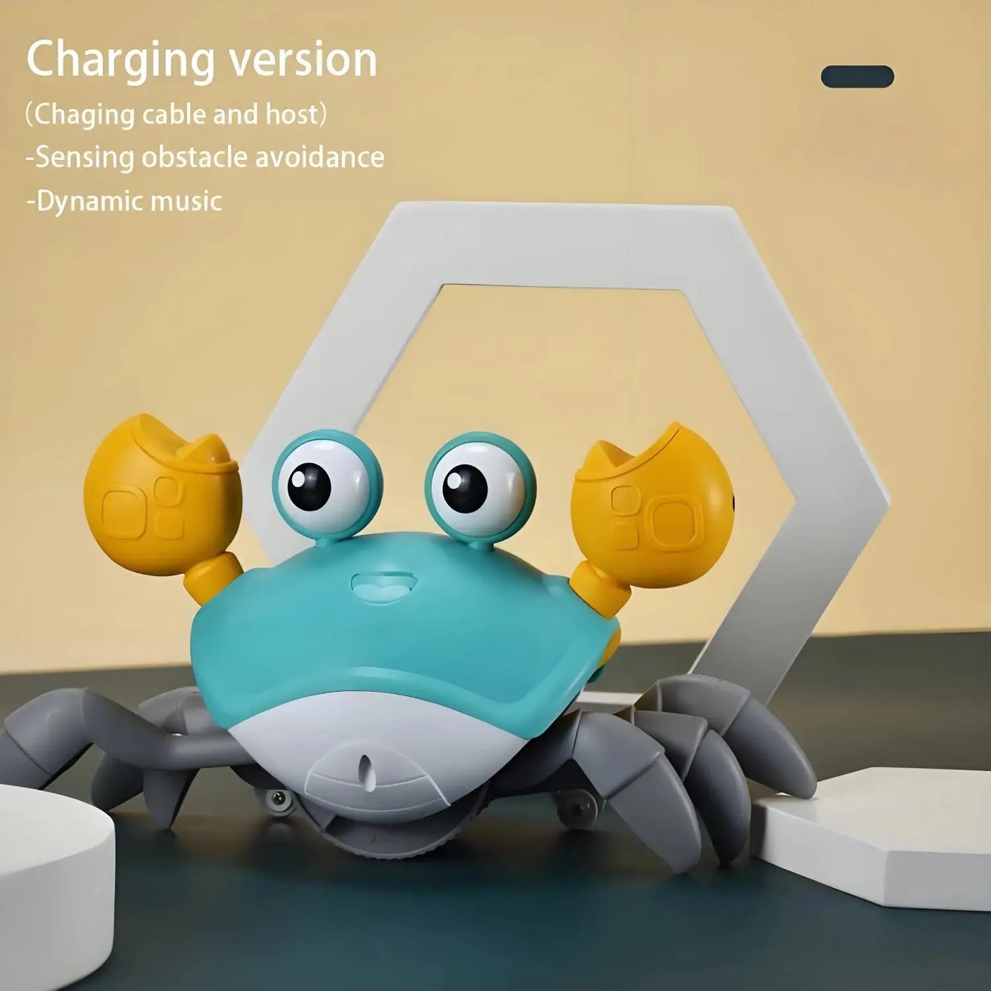 CrabbyDash Smart Escape Toy – The Musical, Moving Toy Pets Can't Catch Excel Pets