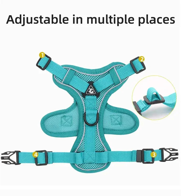 KOMMILIEF Adjustable Cat Harness Excel Pets
