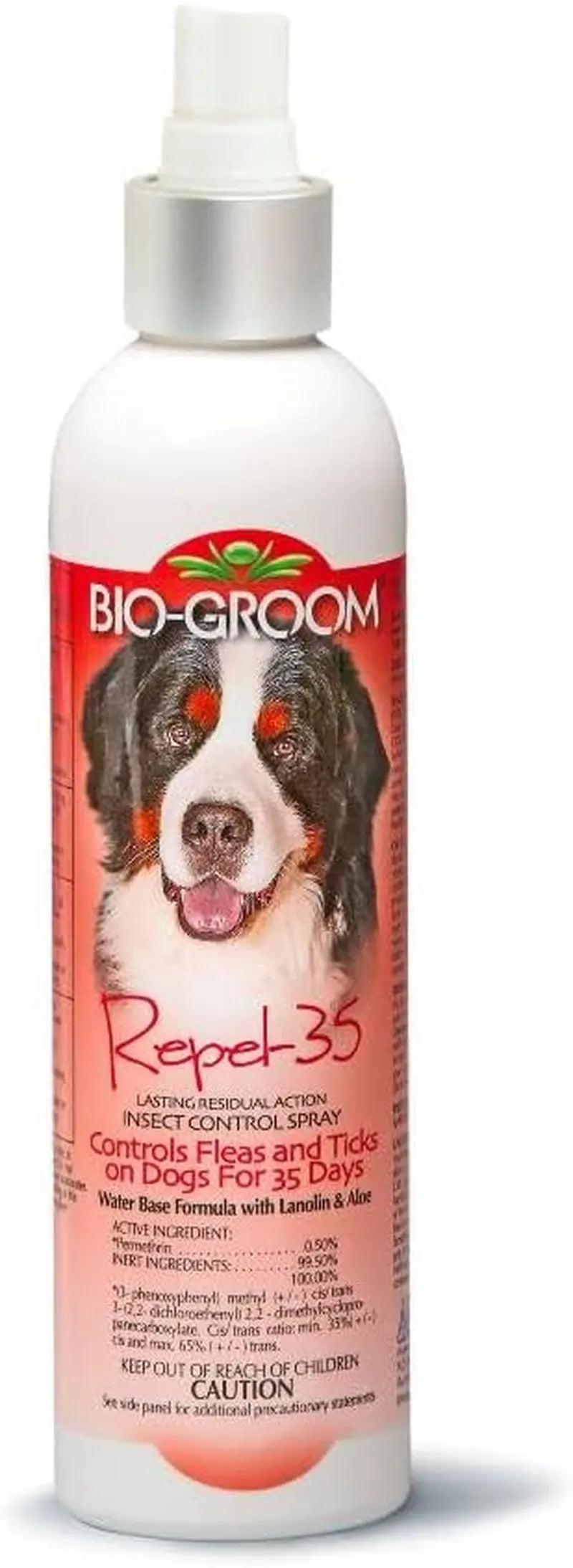 Bio-Groom Repel-35 Flea & Tick Spray for Dogs - Natural Flea and Tick Prevention, Cruelty-Free, Made in the USA, Includes Fly Spray for Horses - 16 Fl Oz, Single Pack Bio-Groom