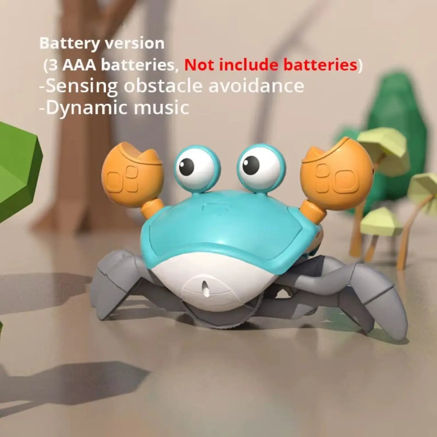 CrabbyDash Smart Escape Toy – The Musical, Moving Toy Pets Can't Catch Excel Pets