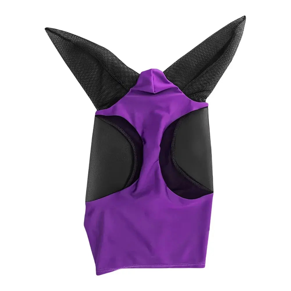 Mosquito Proof Horse Mask New Multicolor Horse anti Mosquito Face Mask Breathable Stretch Knitted Mesh Horse Head Cover Supplies Excel Pets