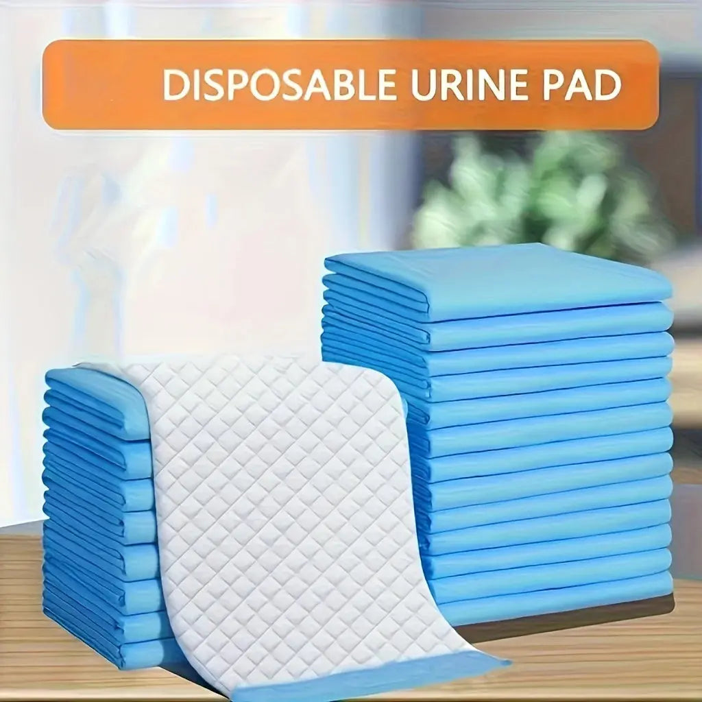 100 17.7"X13" Inch 6-Layer Protective Structure Disposable Absorbent Dog Training Pads - Training Puppy Urine Pads for Super Abs Excel Pets