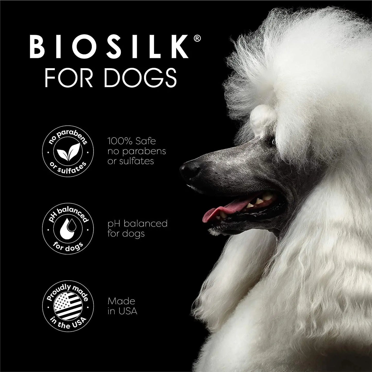 Transform Your Dog's Coat with BioSilk Silk Therapy Conditioner - Nourishing Coconut Oil Formula for Silky Smooth Fur, 12 Ounces Fetch for Pets