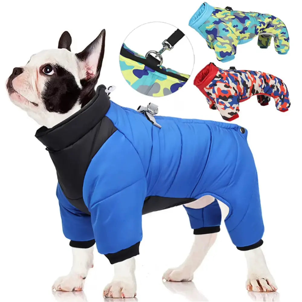 WeatherPaws Pro Coat – Waterproof Winter Warmth with Built-In D-Ring for Small & Medium Dogs Excel Pets
