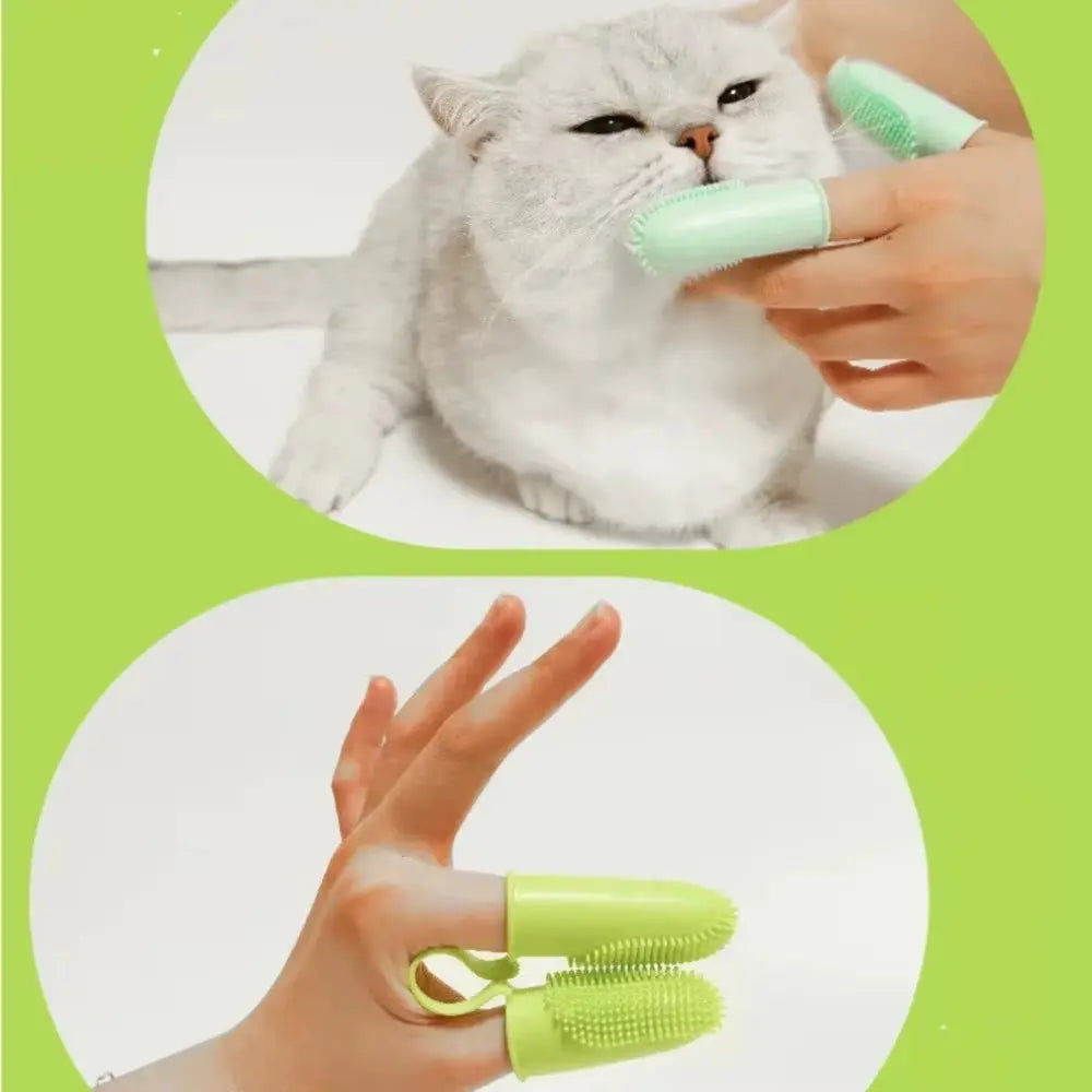 GentlePaws FingerBrush – Soft Silicone Toothbrush for Easy Pet Oral Care Excel Pets