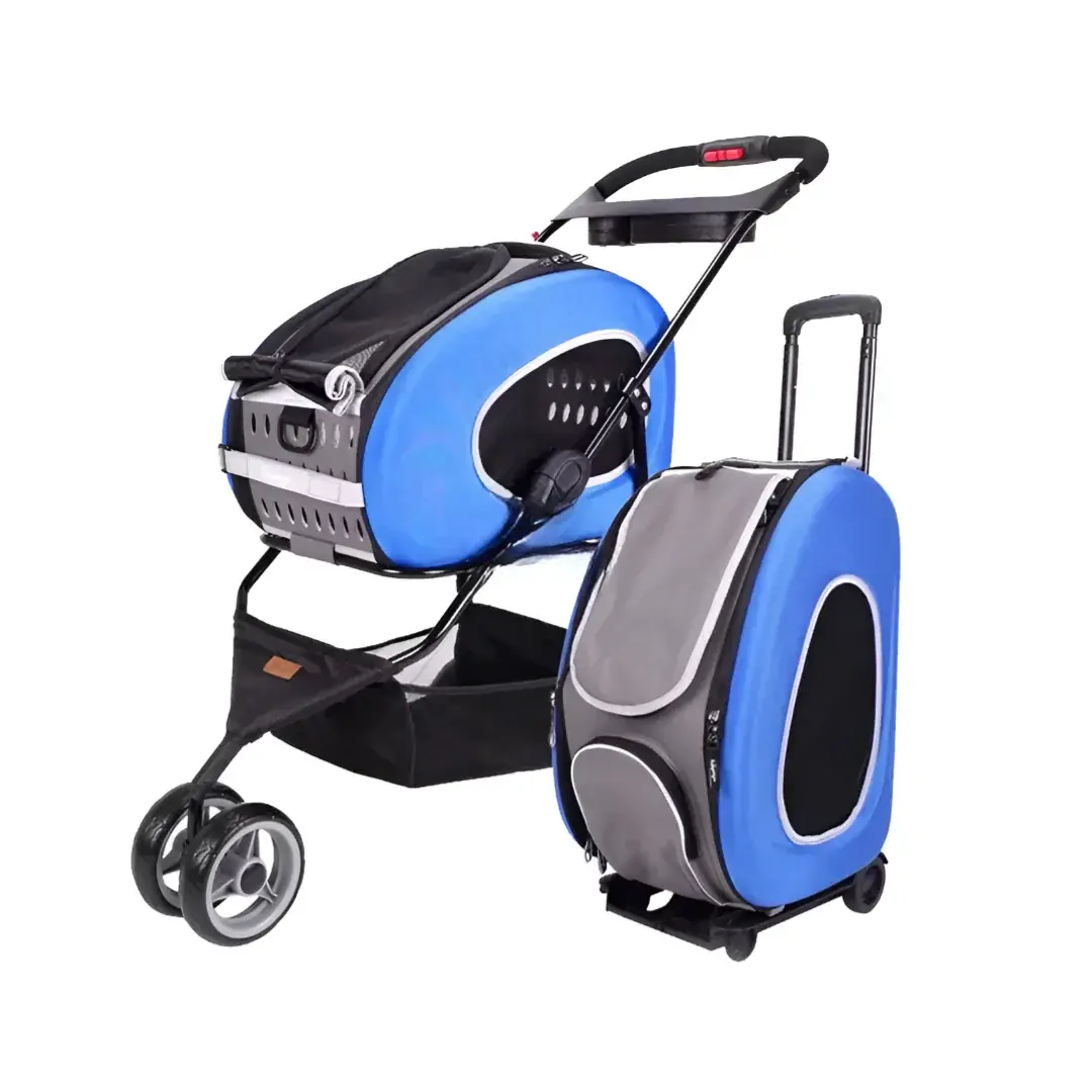 PawPorta 4-in-1 Foldable Pet Stroller – The Stylish Ride for Pets on the Go Excel Pets