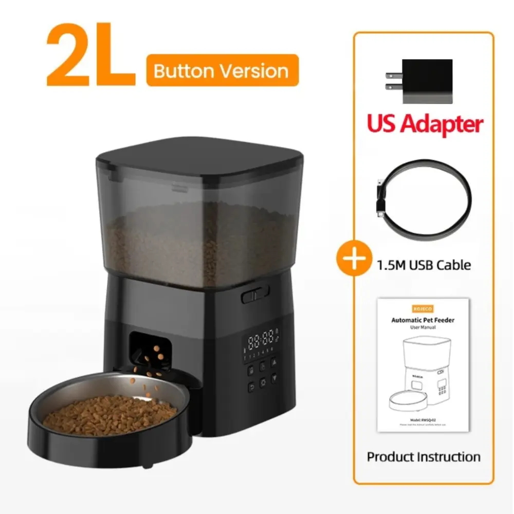 Smart Auto Pet Feeder – Hassle-Free Mealtime, Perfect Portions Every Time Excel Pets