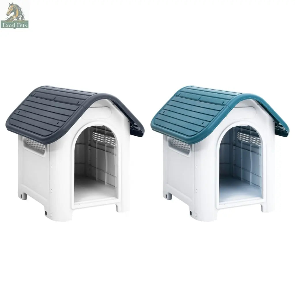 vidaXL Dog House Garden Dog Kennel Small Pet Cage Puppy Shelter Polypropylene-5