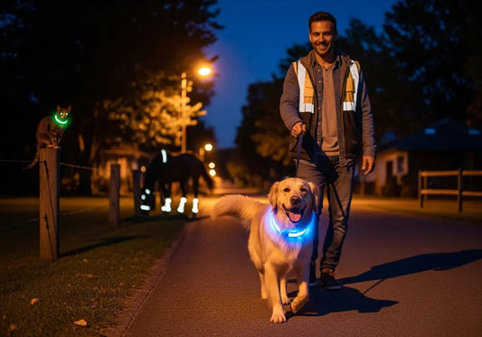 Nighttime-Pet-Safety-Essential-Tips-and-Products-to-Keep-Your-Pets-Safe-After-Dark Excel Pets