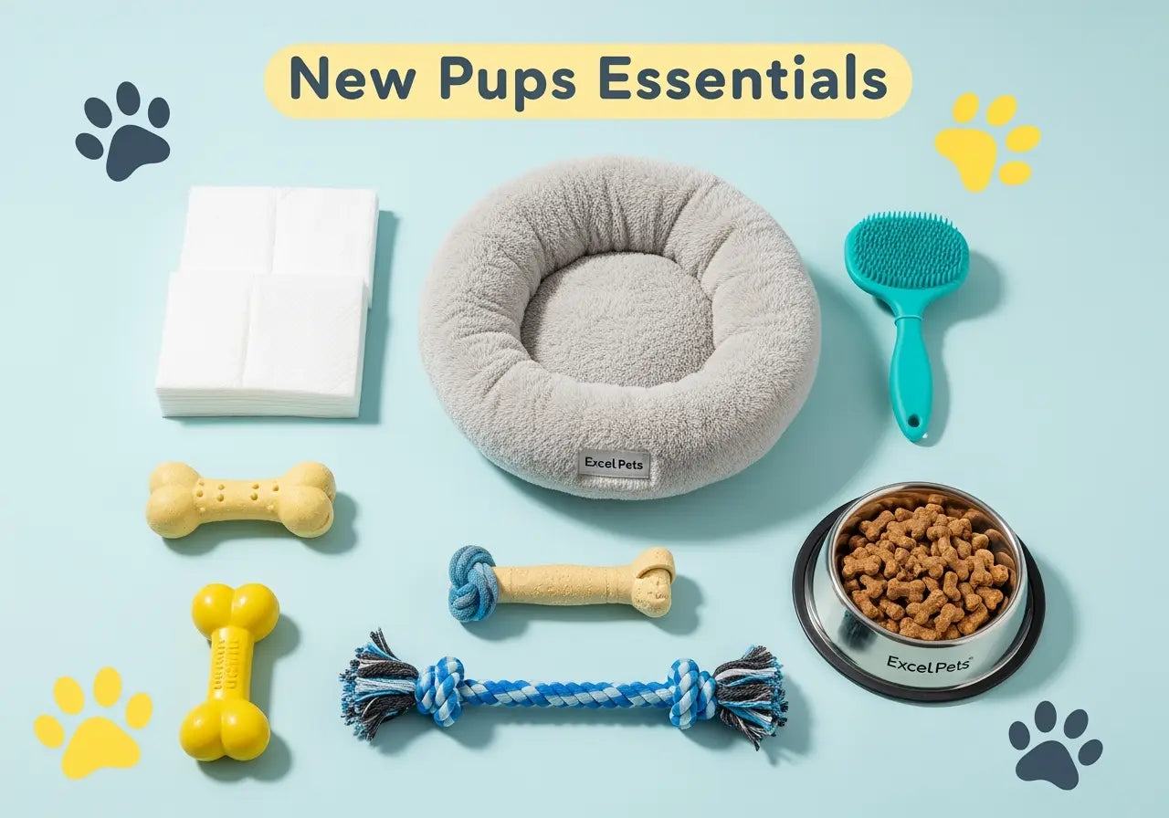 New-Pup-Essentials-Puppy-Supplies Excel Pets