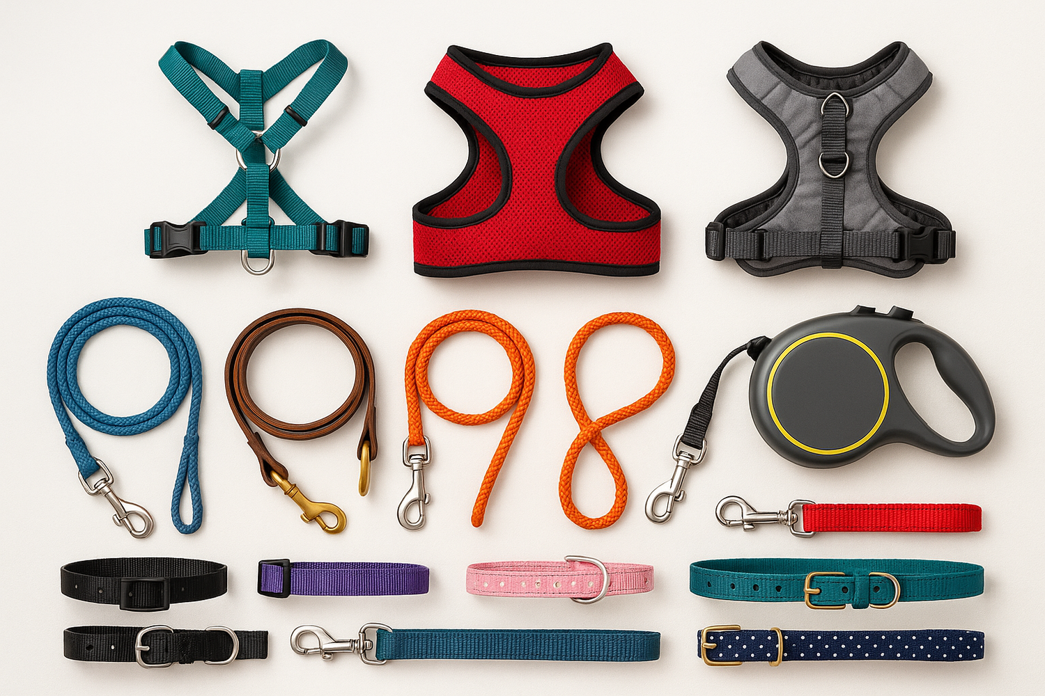 Excel-Pets-Harnesses-Collection-Top-Quality-Materials-Eco-Friendly-Reflective-GPS-and-More Excel Pets