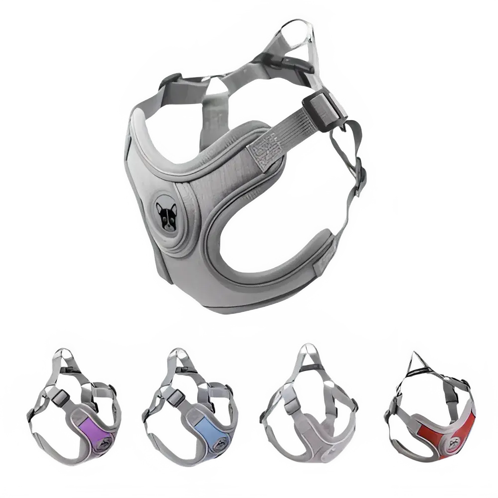 Excel Pets Reflective Adjustable Dog Harness for All Sizes Soft Mesh Comfort and Pressure Distribution - Animals & Pet Supplies > Pet Supplies > Pet Collars & Harnesses Dog