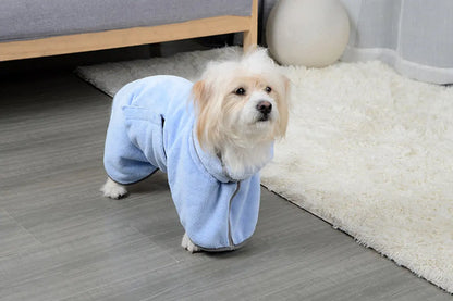 Excel Pets Microfiber Quick Drying Towel And Bathrobe For Pets After Bath Care Absorbent Cozy Coat Dryer - Animals & Pet Supplies > Pet Supplies > Pet Grooming Supplies Dog