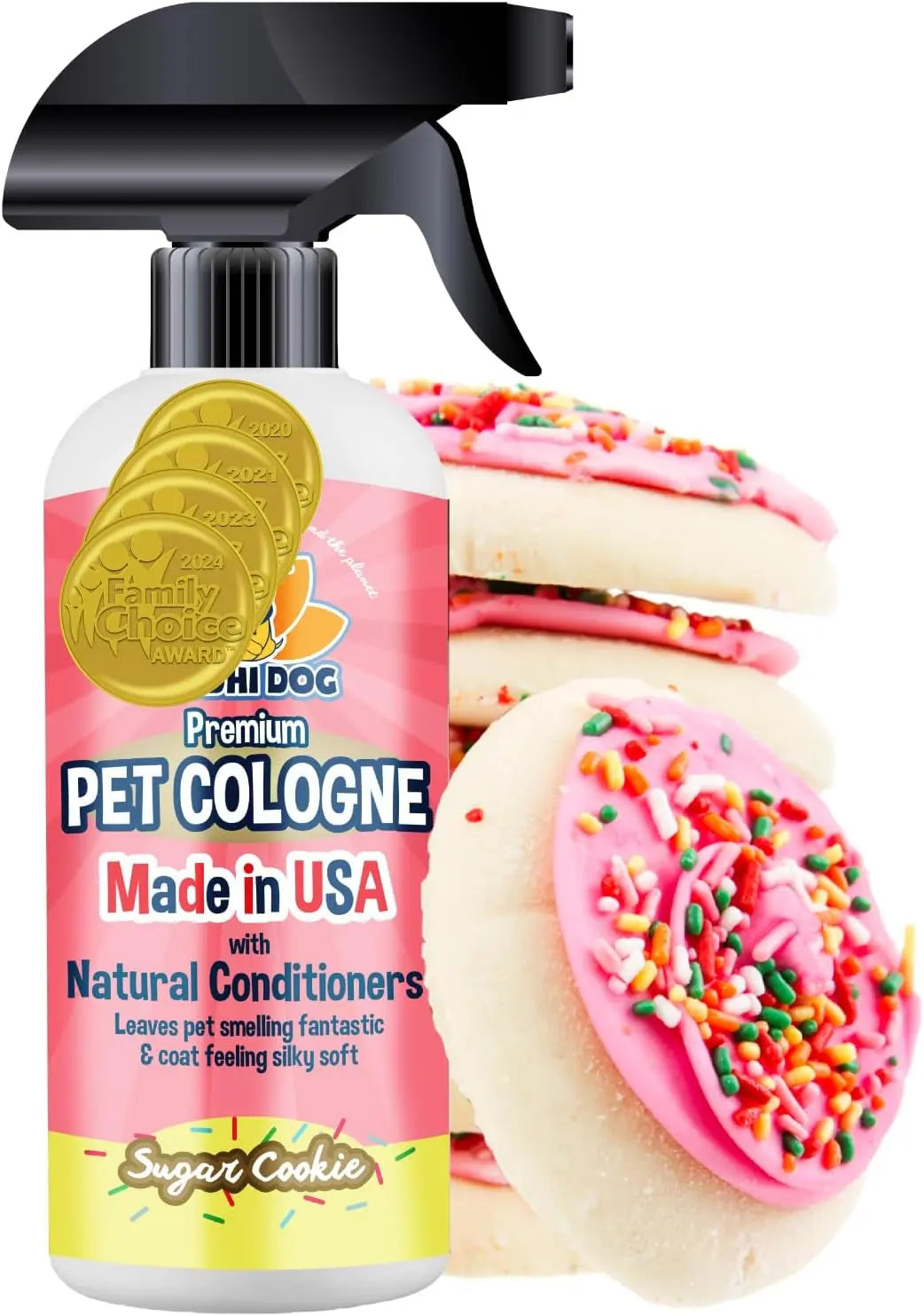 Bodhi Dog Natural Dog Cologne - Refreshing Baby Powder Scented Deodorizing Spray & Conditioner for Dogs and Cats - Safe, Gentle Formula for All Pets - 4 Fl Oz Made in USA Bodhi Dog