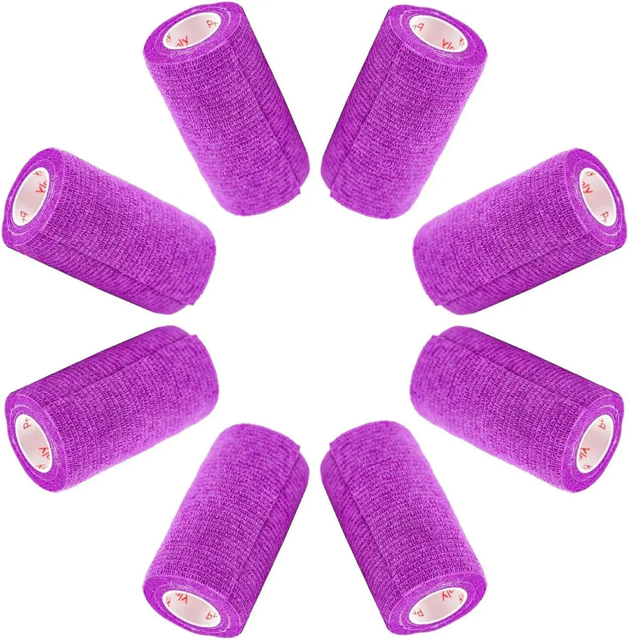 Prairie Horse Supply Bulk Pack 4 Inch Veterinary Wrap Tape Prairie Horse Self Adhesive Vet Wrap With Colorful Designs 5 Yard Roll - Animals & Pet Supplies > Pet Supplies > Pet Medical Tape & Bandages Equine