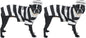 PetEdge Dealer Services* Stylish Prison Pooch Costume For Medium Dogs Black And White Halloween Outfit For Trick Or Treating - Animals & Pet Supplies > Pet Supplies > Pet Apparel > Pet Costumes Dog