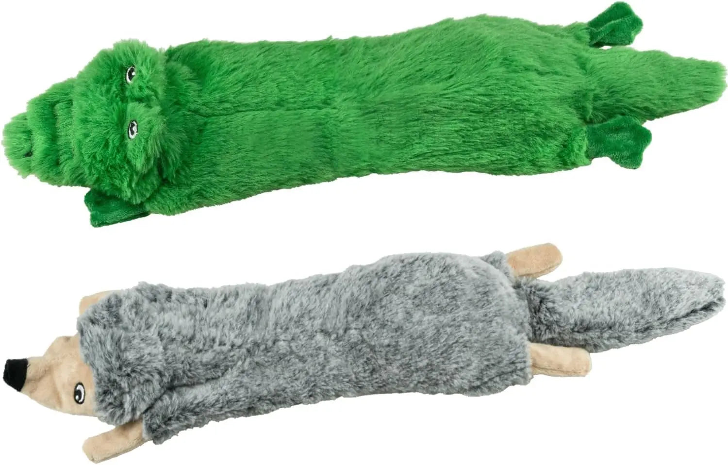 SHARLOVY SharLovy 5 Pack Plush Squeaky Dog Toys For Chewing And Teething Squirrel Cow Fox Wolf Tiger Bundle - Animals & Pet Supplies > Pet Supplies > Dog Supplies > Dog Toys Dog