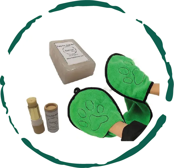 BeNat BeNat Pets 3 Pack Pet Grooming Bundle With Natural Shampoo Bar 5.8 Oz Natural Balm 0.9 Oz And Ultra Absorbent Dog Towel - Animals & Pet Supplies > Pet Supplies > Pet Grooming Supplies Pet Shampoo & Conditioner