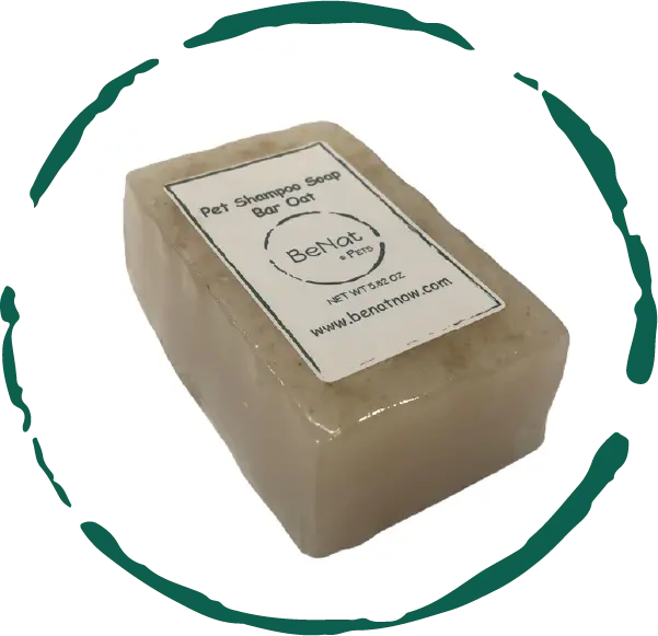 BeNat BeNat Pets All Natural Oat and Lavender Shampoo Bar for Pets 5.8 oz Gentle Cleanse Soothing Formula - Animals & Pet Supplies > Pet Supplies > Pet Grooming Supplies > Pet Shampoo & Conditioner > Shampoos Pet Shampoo & Conditioner