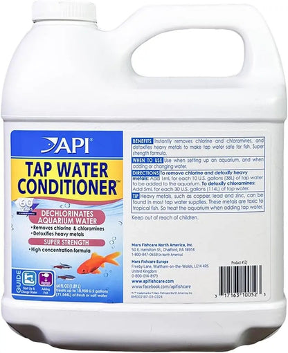 1 month and up API Tap Water Conditioner For Aquarium 16 Ounce Bottle Neutralizes Chlorine And Chloramines Safe For Fish - Uncategorized