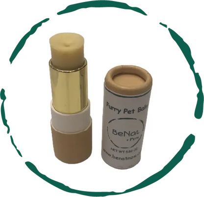 BeNat BeNat Pets Furry Pet Balm 0.9 Oz All Natural Moisturizer For Dogs Paw Pads And Snouts Soothing Relief - Animals & Pet Supplies > Pet Supplies > Dog Supplies pet balm