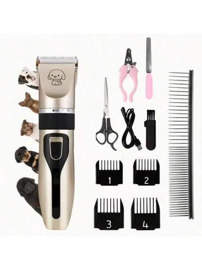 Excel Pets Professional At Home Pet Grooming Kit For Cats And Dogs With Whisper Quiet Operation And Salon Grade Results - Animals & Pet Supplies > Pet Supplies > Pet Grooming Supplies > Pet Hair Clippers & Trimmers > Clippers Dog