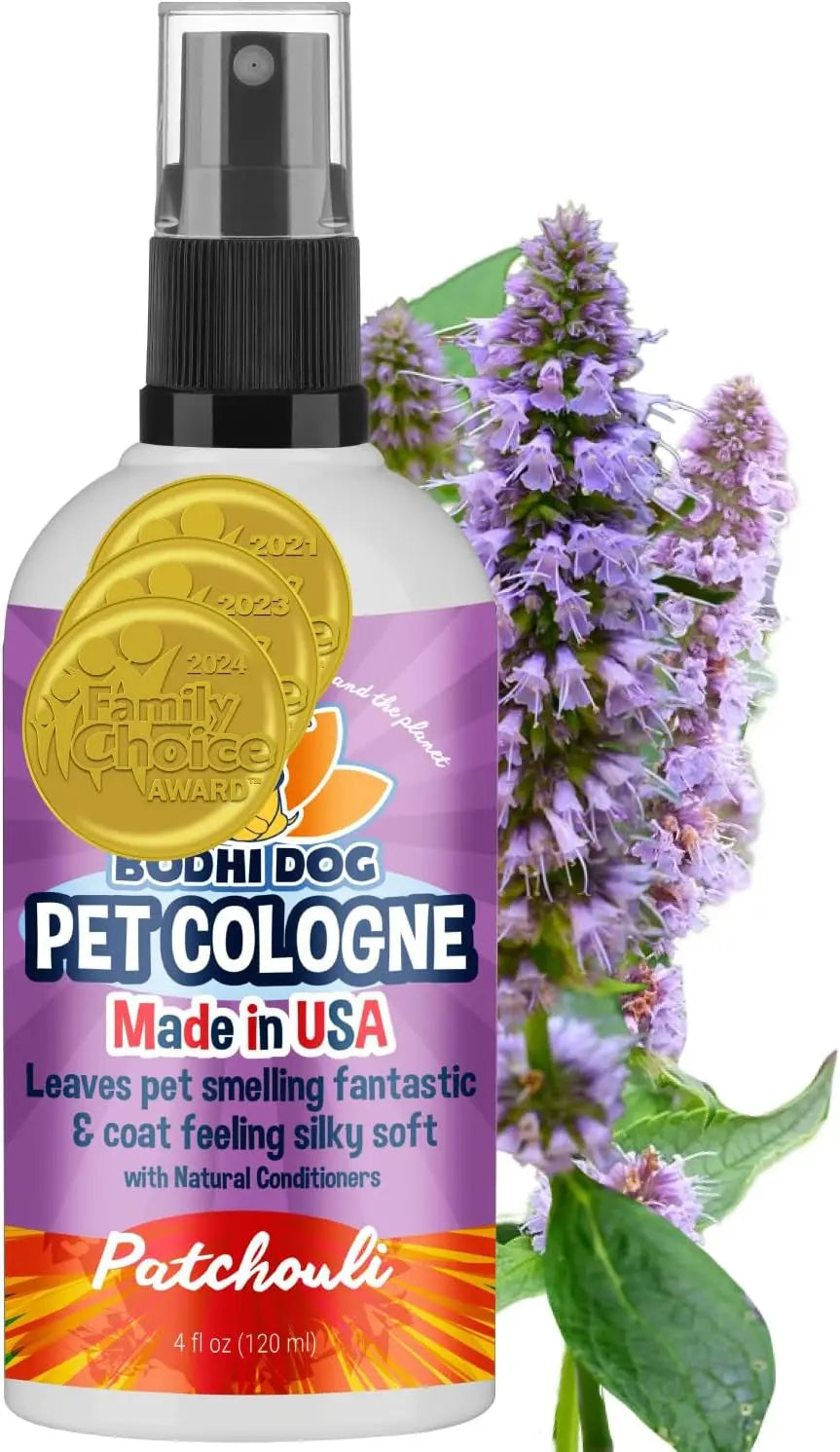 Bodhi Dog Natural Dog Cologne - Refreshing Baby Powder Scented Deodorizing Spray & Conditioner for Dogs and Cats - Safe, Gentle Formula for All Pets - 4 Fl Oz Made in USA Bodhi Dog