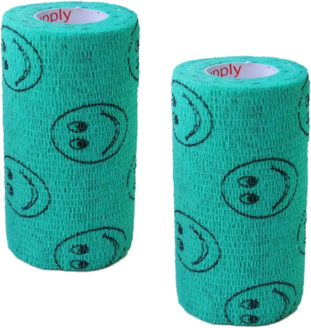 Prairie Horse Supply Bulk Pack 4 Inch Veterinary Wrap Tape Prairie Horse Self Adhesive Vet Wrap With Colorful Designs 5 Yard Roll - Animals & Pet Supplies > Pet Supplies > Pet Medical Tape & Bandages Equine