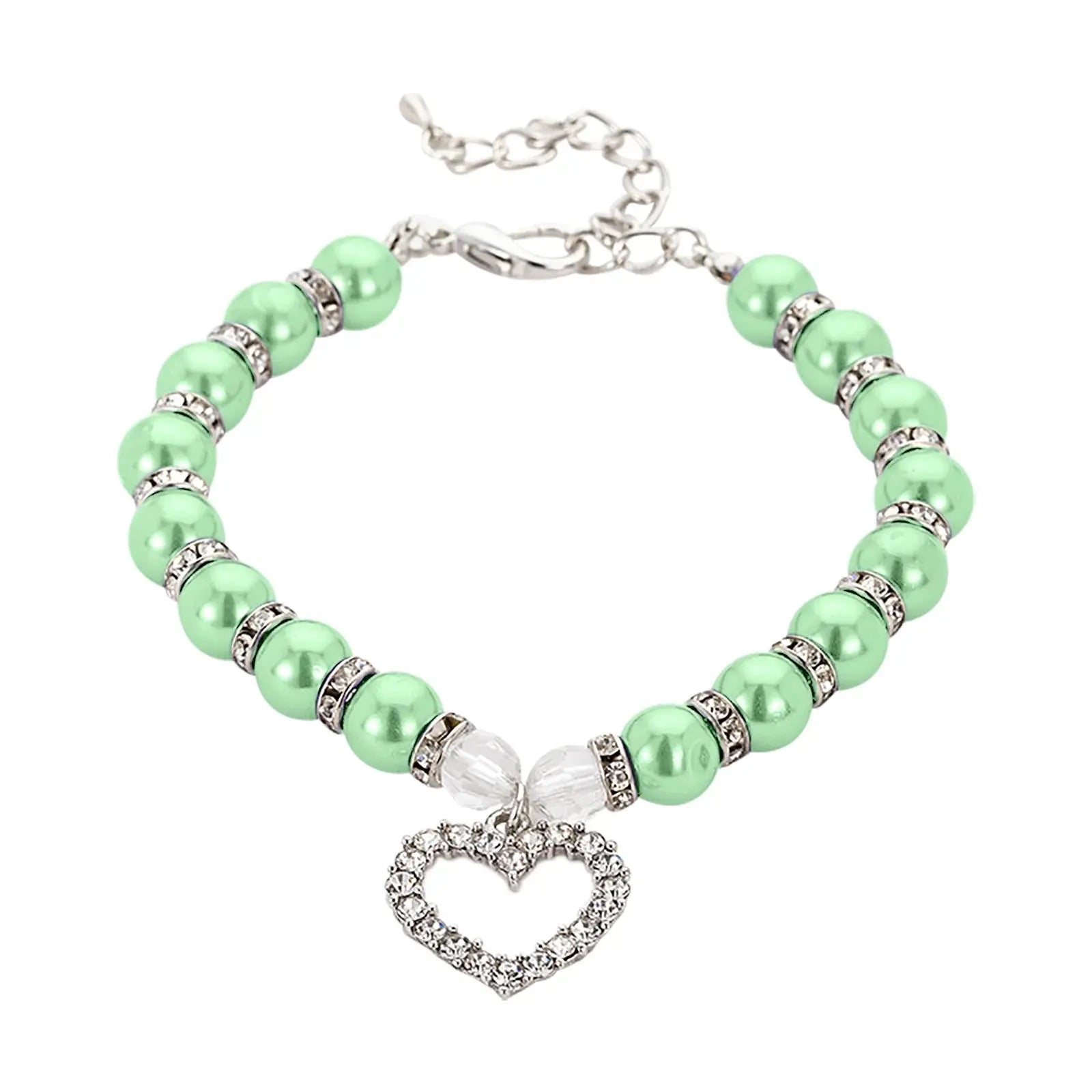 Btfuho upioiwer 2 Pack Adjustable Pearls And Diamonds Cat And Dog Collars With Bow Ties Leather Style - Animals & Pet Supplies > Pet Supplies > Pet Collars & Harnesses > Standard Collars cat