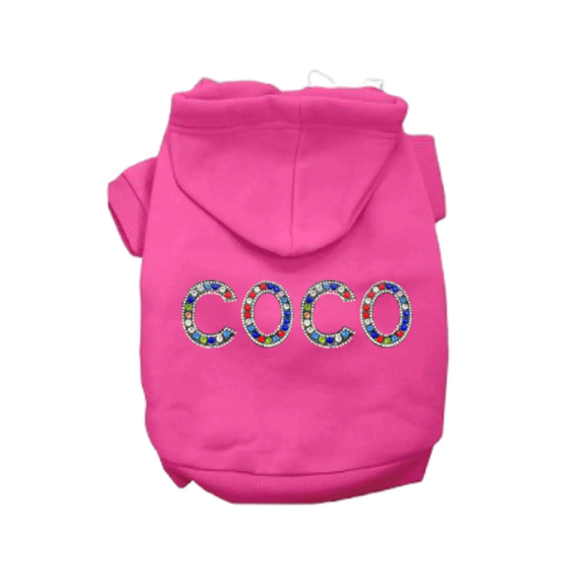 Bark Fifth Avenue Coco Hoodie With Beaded Rhinestone Appliques For Luxury Warmth And Holiday Style - Animals & Pet Supplies > Pet Supplies > Pet Apparel Dog