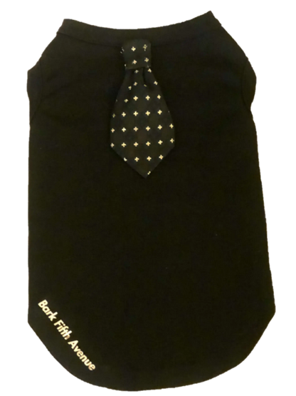 Bark Fifth Avenue Dapper Dog Tee Stylish Comfortable Dog T Shirt A Bark Fifth Avenue Classic For Every Occasion - Animals & Pet Supplies > Pet Supplies > Pet Apparel Dog