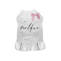 Bark Fifth Avenue Selfie Dress Sleeveless Poly Cotton With Playful Ruffle Hem And Tiny Rhinestones For A Camera Ready Look - Animals & Pet Supplies > Pet Supplies > Pet Apparel Dog
