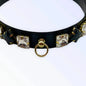 Bark Fifth Avenue My Rhinestone Glam Dog Collar In Vegan Leather With Silky Smooth Finish For Holidays - Animals & Pet Supplies > Pet Supplies > Pet Collars & Harnesses > Standard Collars Dog