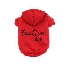 Bark Fifth Avenue Festive AF Hoodie Cozy Winter Comfort For Holiday Parties And Relaxed Nights At Home - Animals & Pet Supplies > Pet Supplies > Pet Apparel > Pet Hoodies Dog
