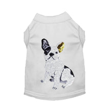 Bark Fifth Avenue French Bulldog Sequin Tee for Dog Lovers Sparkling Applique T Shirt with Shiny Sequin Bulldog Design - Animals & Pet Supplies > Pet Supplies > Pet Apparel > Pet Shirts Dog