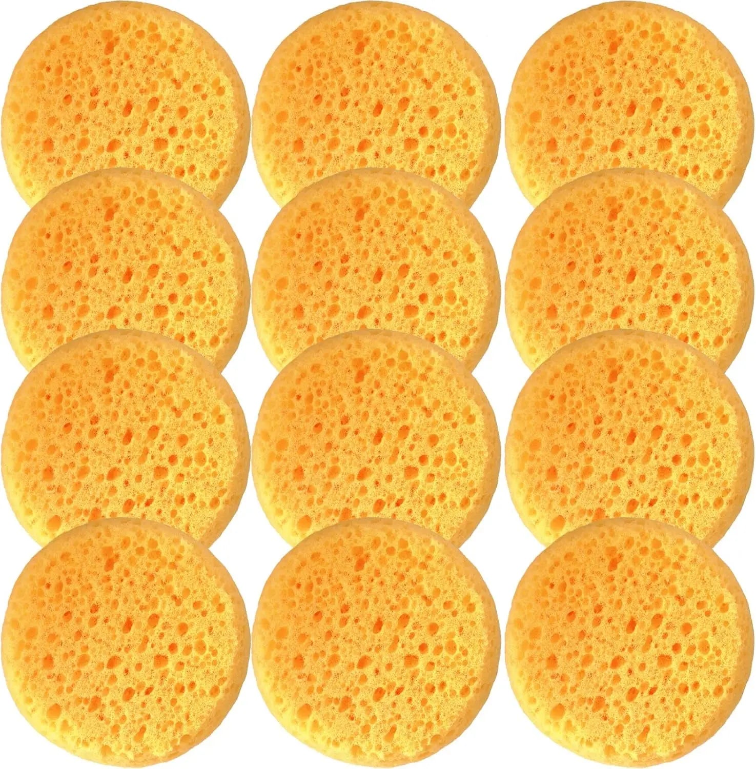 HUABIAO Box Of 12 Coarse Hole Tack Sponges For Heavy Duty Cleaning And Durable Polyurethane Construction - Sporting Goods > Outdoor Recreation > Equestrian > Horse Care Equine