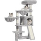 Excel Pets Deluxe Cat Tree Tower With Cozy Condo And Dual Baskets And Scratch Zone For Indoor Cats Large Platform - Animals & Pet Supplies > Pet Supplies > Cat Supplies > Cat Furniture > Cat Trees & Towers cat