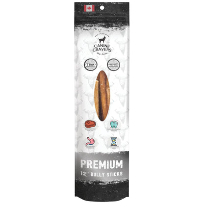 Pure Pals Canine Cravers Premium Odor Free Beef Bully Sticks Gourmet Thick Prime Cut For Dogs - Animals & Pet Supplies > Pet Supplies > Dog Supplies > Dog Treats Dog Treats