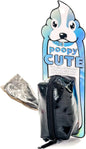 poopyCUTE Poopycute Checkered Dog Poop Bag Dispenser And Treat Pouch By Fydelity PoopyCUTE On The Go Pet Accessory - Animals & Pet Supplies > Pet Supplies > Pet Waste Bag Dispensers & Holders Dog